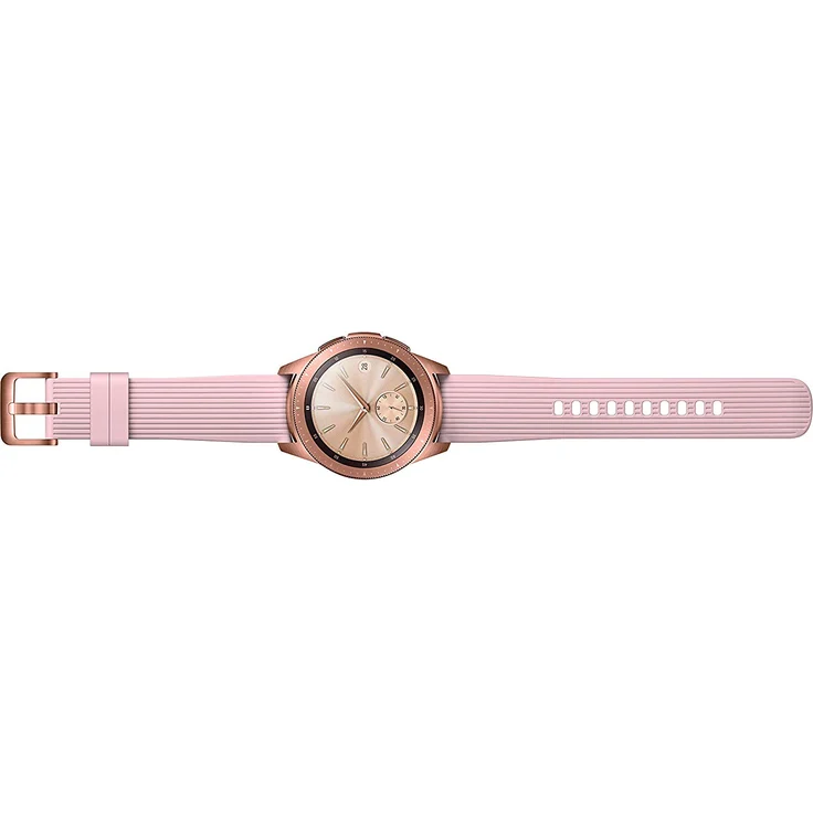 Samsung Galaxy Watch Smartwatch GPS, Damen, 42mm, Edelstahlgehäuse, Roségold – Bild 6