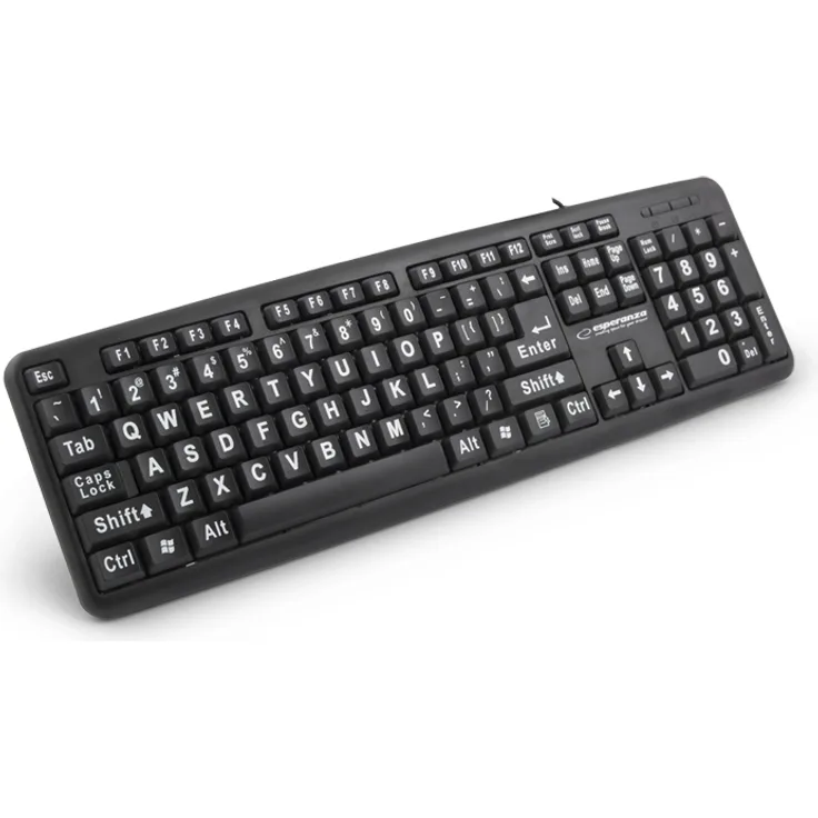 ESPERANZA EK129 - Standard - USB - QWERTY - Schwarz