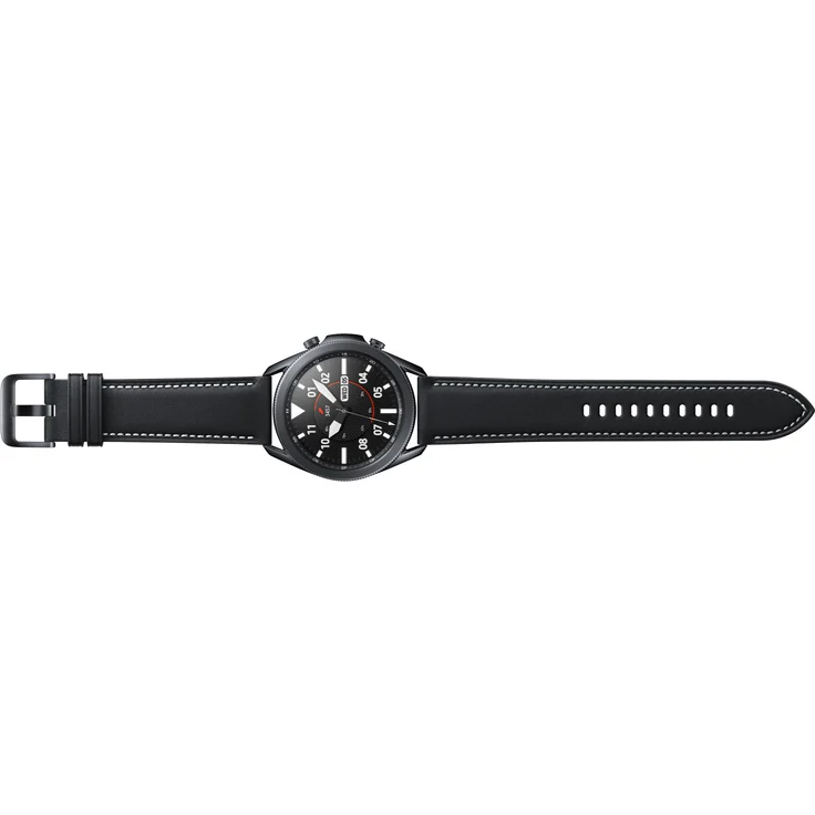 Samsung Galaxy Watch 3 LTE Smartwatch GPS, Damen, 45mm, Lederarmband, Mystic Black Smartwatch – Bild 6