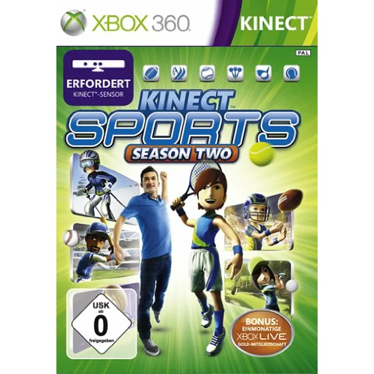 Kinect Sports - Season Two (Kinect)  [SWP] (Xbox 360)