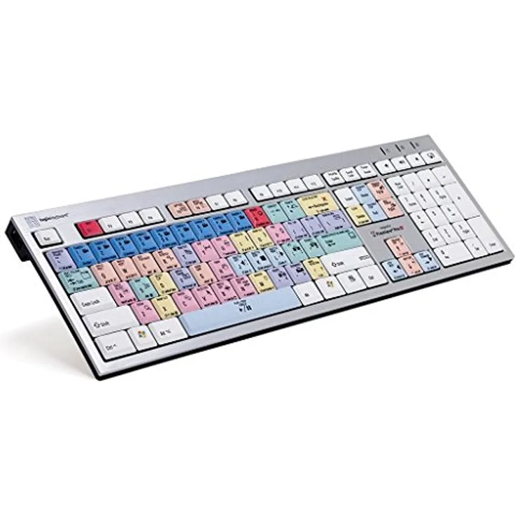 LogicKeyboard LKB-PPROCC-AJPU-DE Adobe Premiere Pro CC Slim PC Tastatur (Englisch QWERTY)