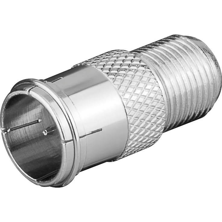 10 Stück F-Stecker auf F-Buchse F-Quick Schnellverbinder