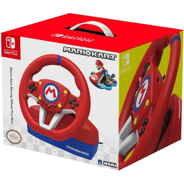 Hori Mario Kart Racing Wheel Pro Mini Rot, Blau (NSW-204U) (Switch) – Bild 1