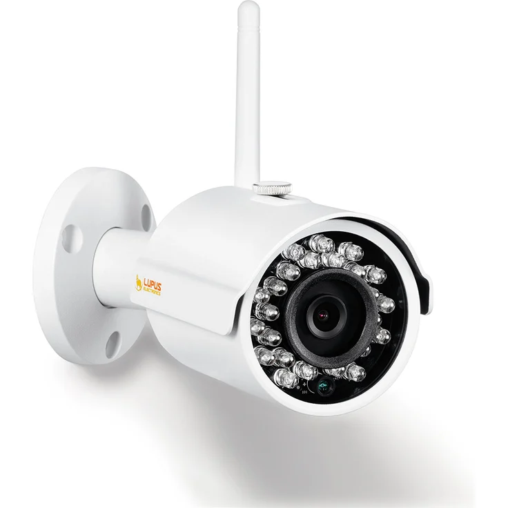 Lupus - LE202 3MP WLAN IP Kamera für draußen, SD Slot, 100°, Nachtsicht, Bewegungserkennung, Ios und Android App, Integrierbar in Die LUPUSEC Smarthome Alarmanlage, inkl. Verwaltungssoftware – Bild 1