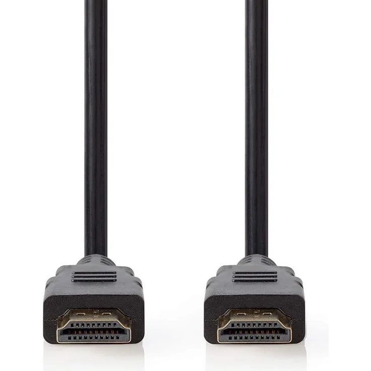Nedis CVGT34001BK10 High-Speed-HDMI-Kabel mit Ethernet | HDMI-Stecker – HDMI-Stecker | 1,0 m | Schwarz