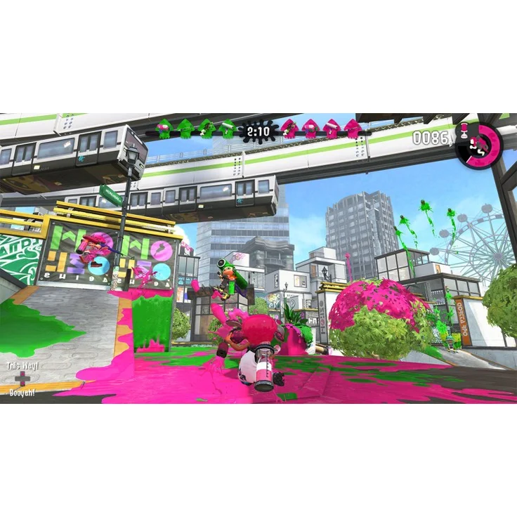 Nintendo Switch1 Neon-Blau Neon-Rot 32GB + Bundle inkl. Splatoon 2 (altes Modell) – Bild 8