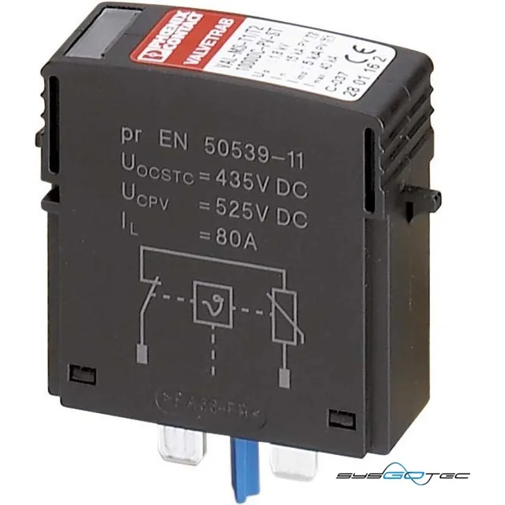 Phoenix Contact Überspannungsschutz-Stecker Überspannungsschutz für: Photovoltaik-Anlage VAL-MS-T1-T2 1000DC-PV-ST 2801 (2801162)