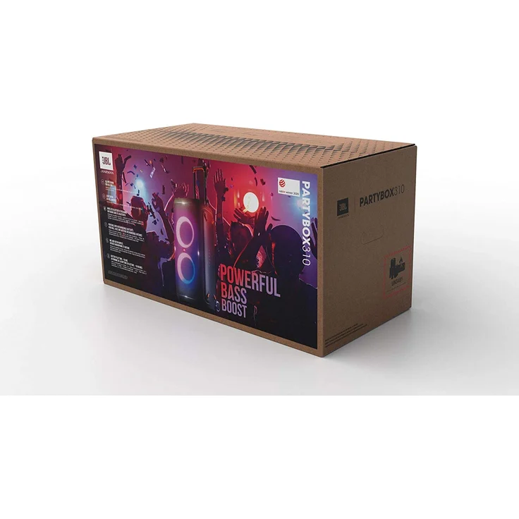 JBL PartyBox 310 Bluetooth-Lautsprecher, spritzwassergeschützt, schwarz – Bild 9