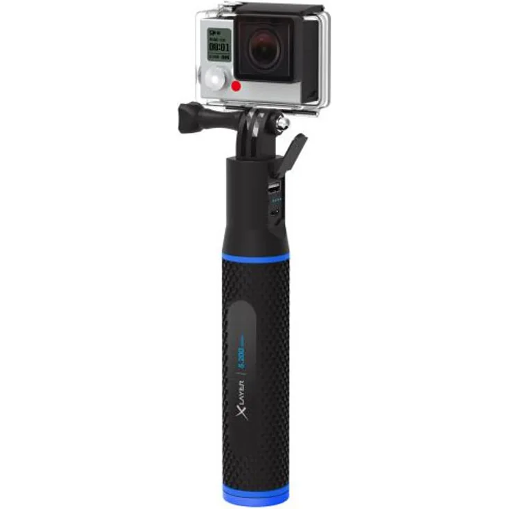 XLayer Powerbank PLUS Action Cam 5200mAh Schwarz/Blau (11590002738)