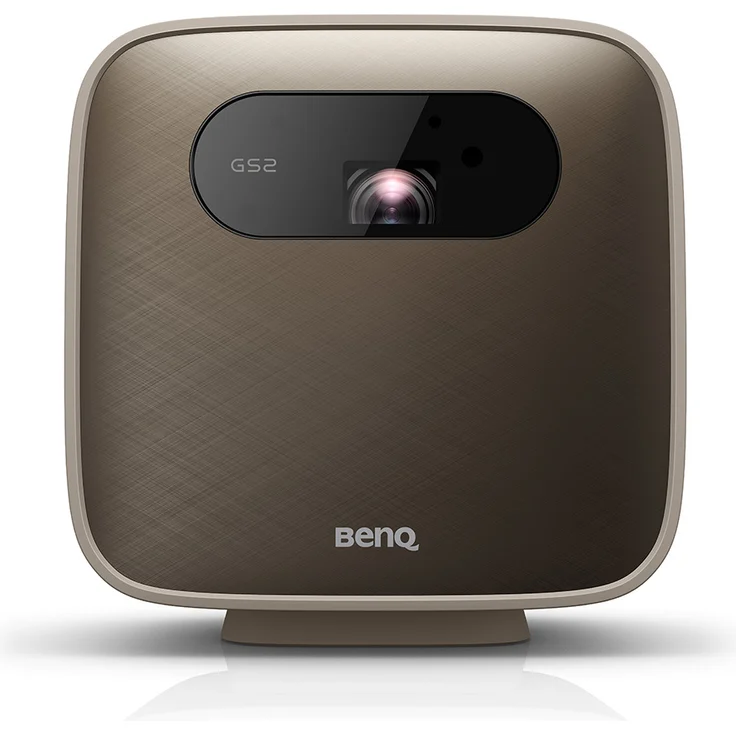 BenQ GS2 Mini-Beamer, DLP, WXGA (1280 x 800), Kontrast 100000:1, 500 ANSI-Lumen, Bildverhältnis 16:9, Bluetooth, WLAN, grau – Bild 2
