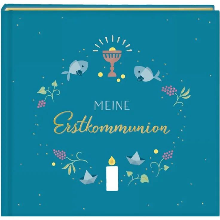 Eintragalbum - Meine Erstkommunion (petrol) - COPPEN 71760
