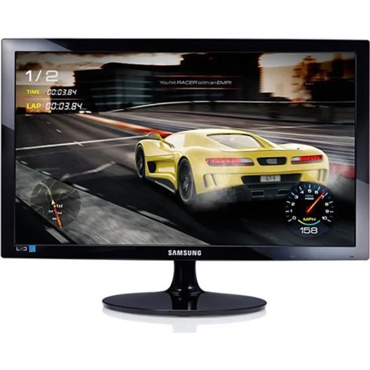 Samsung S24D330 Monitor 24 Full HD, 1920 X 1080, 1 Ms, 60 Hz, Game Mode, D-SUB, HDMI-Kabel enthalten, Schwarz – Bild 1