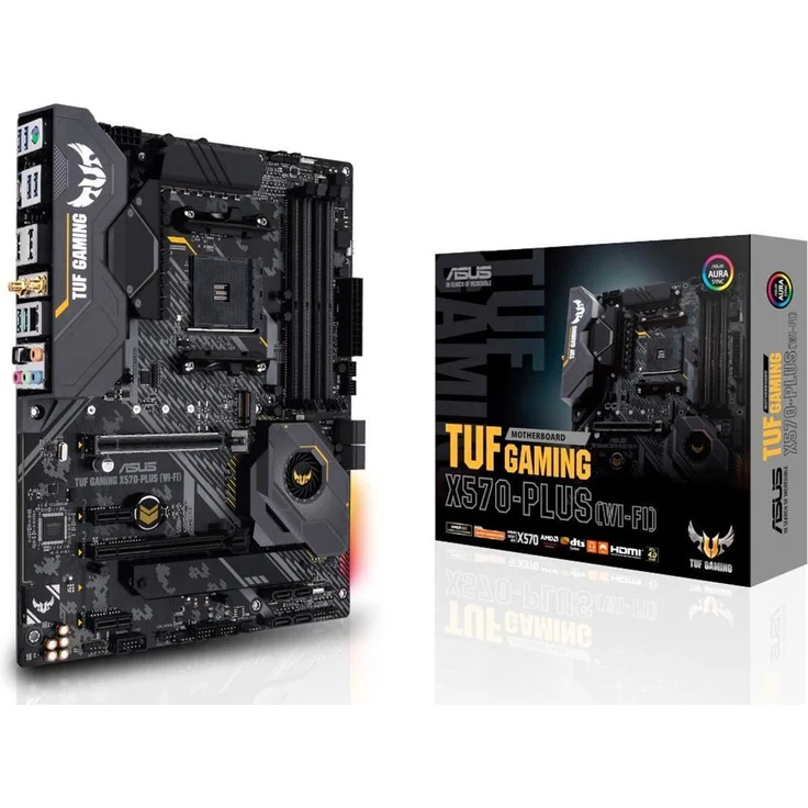 ASUS TUF Gaming X570-Plus (WI-FI) - ATX, AMD X570, Sockel AM4, Dual-channel DDR4 (90MB1170-M0EAY0) – Bild 1