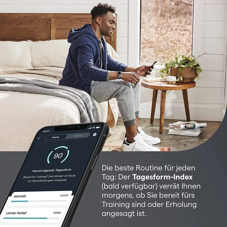 Fitbit Charge 5 Fitness-Tracker GPS, Unisex, Einheitsgröße, Aluminiumgehäuse, Black/Graphite – Bild 7