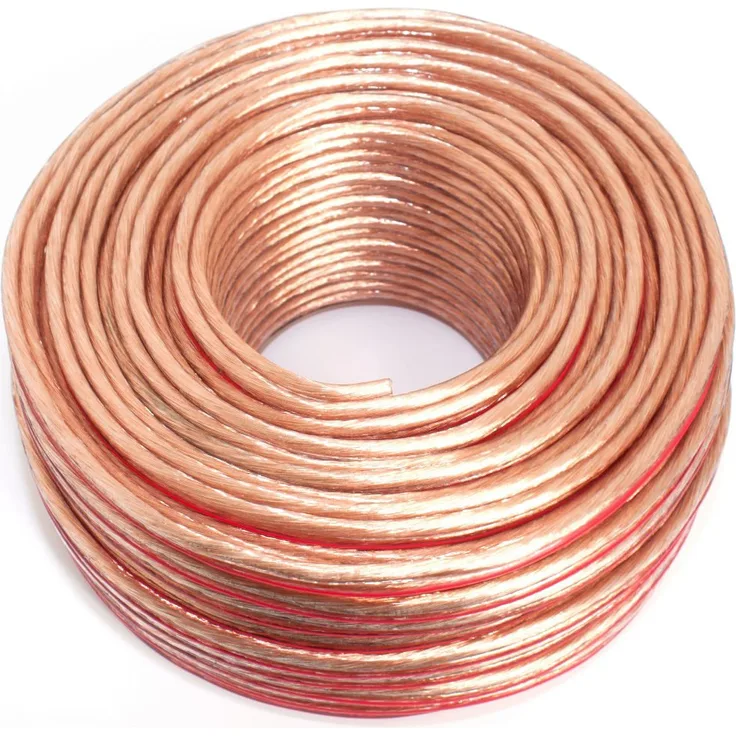 Lautsprecherkabel transparent 2X 4,00mm² 50M Ring