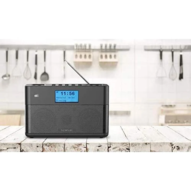 Kenwood CR-ST50DAB-B Digitalradio mit Bluetooth, LCD-Display, Wecker, schwarz – Bild 6