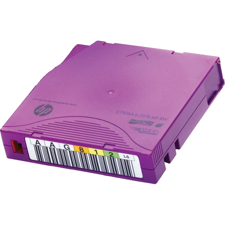 HP LTO-6 6.25TB Non Custom Label 20Pk