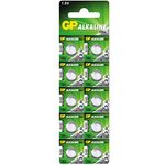 GP Batterien Alkaline Knopfzellen LR41 10 Stück (392, 192, GP192A, LR736, AG3) 1,5V (1,5 Volt Spannung)