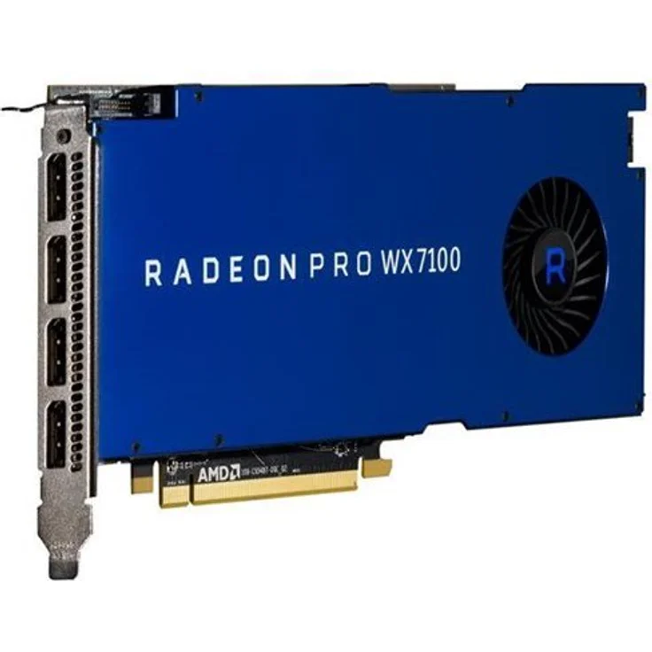 AMD  Grafikkarte FirePro Radeon Pro WX 7100 8 GB PCIe 3.0 16 x 4 x DP – Bild 1