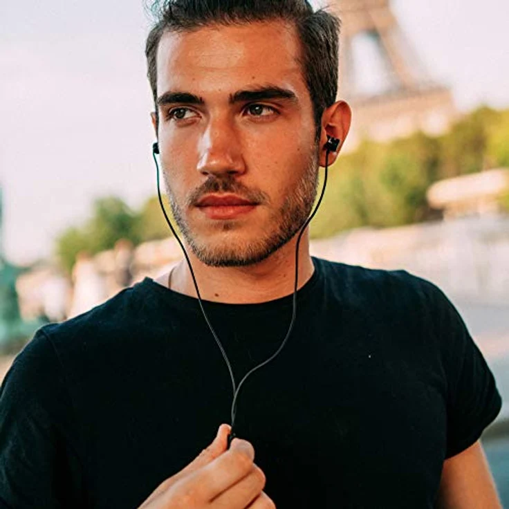 KLIM Fusion In-Ear Kopfhörer mit Memory Foam schwarz – Bild 8