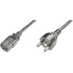 ASSMANN Netzanschluss-, Kaltgerätekabel, EU Version, E 7-7 (Typ-F) auf C13, Stecker-Buchse, H05VV-F3G, 0.75 mm², Länge 1.8 m