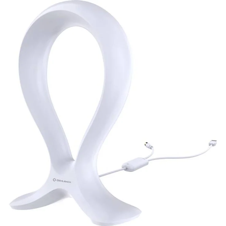 Oehlbach Scope Omega DVB-T2 HD Antenne - Digitale Zimmerantenne - USB Strom - Aktiv DVB-T-Verstärker - Innenantenne Weiß – Bild 2