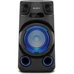 Sony MHC-V13 Leistungsstarkes Audiosystem, Bluetooth-Lautsprecher für Party, (150 Watt Ausgangsleistung, Mega Bass, Bluetooth und NFC) Schwarz