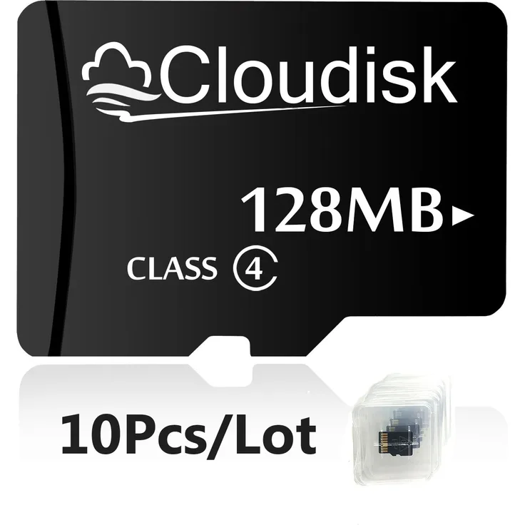 cloudisk 10 Pack 128 MB Micro SD Card 128 MB Speicherkarte High Speed Klasse 4 Machen