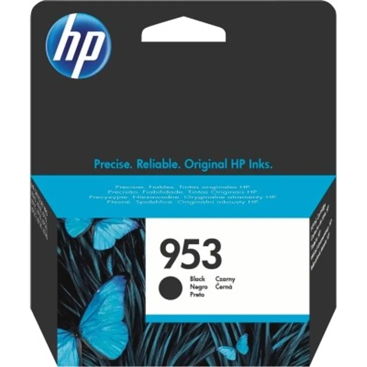 HP 953 Schwarz Original Druckerpatrone für HP Officejet Pro 8210, 8710, 8720, 8730, 8740, Standard