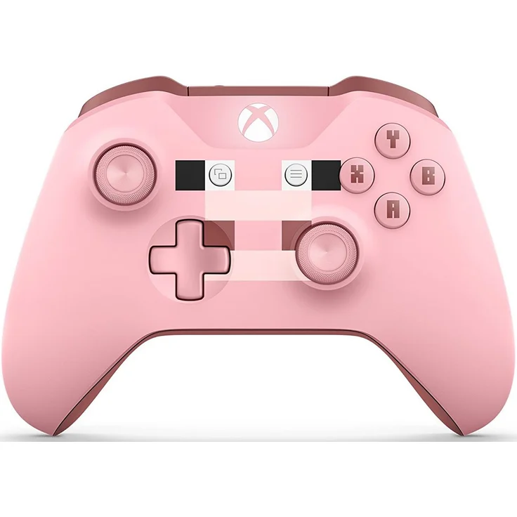 Microsoft Xbox One S Wireless Controller Minecraft Pig Special Edition Rosa (WL3-00053) (PC, Xbox One, Xbox Series) – Bild 2