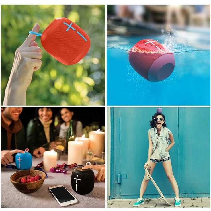 Ultimate Ears Wonderboom Bluetooth-Lautsprecher, wasserdicht, schwarz – Bild 7