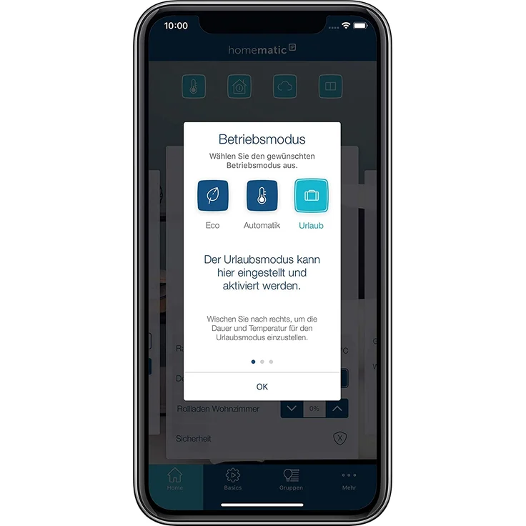 Homematic IP ?HmIP-eTRV-B Smart Home Heizkörperthermostat basic, digitaler Thermostat Heizung, Steuerung per App, Amazon Alexa, Google Assistant, einfache Installation, Energie sparen, weiß (153412A0) – Bild 12