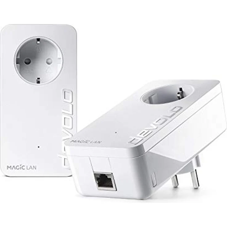 devolo Magic 1 LAN Starterkit 1-1-2 (1200 Mbit/s, 2x Adapter, Powerline, Gigabit-LAN, 400m) – Bild 1