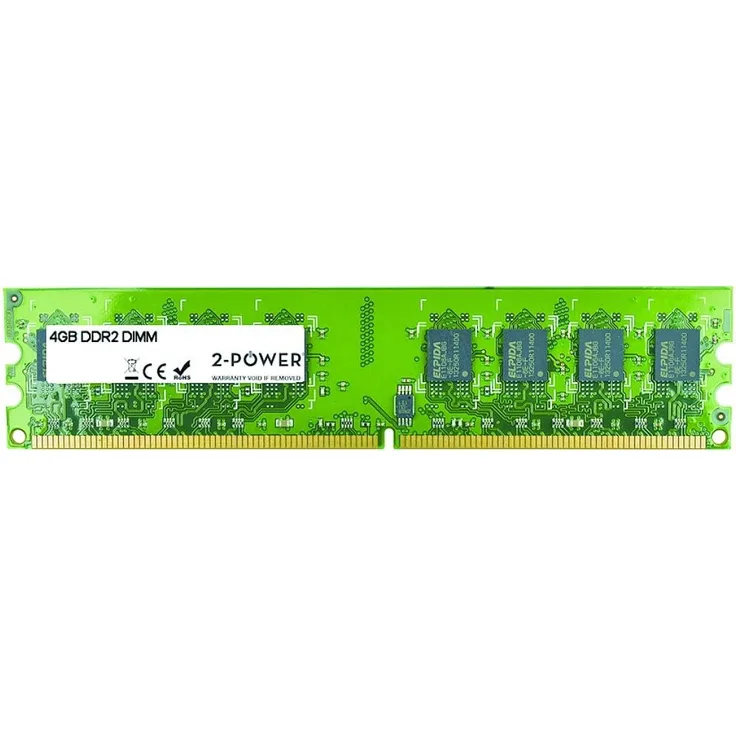 2-Power 4 GB DDR2 800 MHz DIMM 4 GB DDR2 800 MHz Speicher-Modul  Module Arbeitsspeicher (4 GB, DDR2, 800 MHz, Notebook, 240-pin DIMM, 1 x 4 GB)