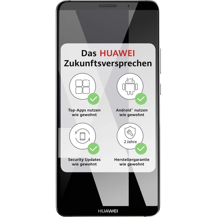 Huawei Mate 10 Pro Smartphone 15cm (6 Zoll) OLED-Display, 128GB interner Speicher, 6GB RAM, Nano-SIM, Android, Titanium Grey – Bild 1