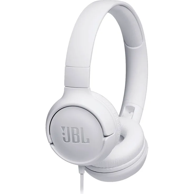 JBL Tune500 Alexa-Integration On-Ear-Kopfhörer mit Mikrofon, weiß
