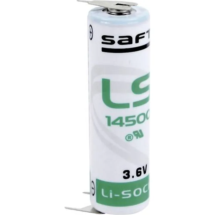 Saft Spezial-Batterie Mignon (AA) U-Lötpins Lithium LS 14500 3PFRP 3.6 V 2600 mAh 1 St.