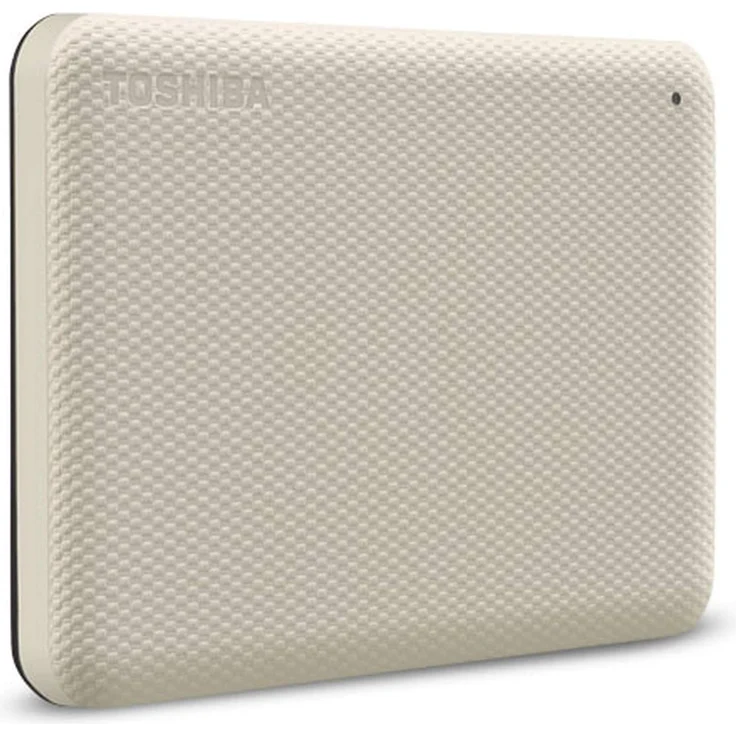 Toshiba Canvio Advance - Festplatte - 2 TB - extern (tragbar) - 2.5 Zoll (6.4 cm) - USB 3.2 Gen 1 - hellbeige (HDTCA20EW3AA) – Bild 2