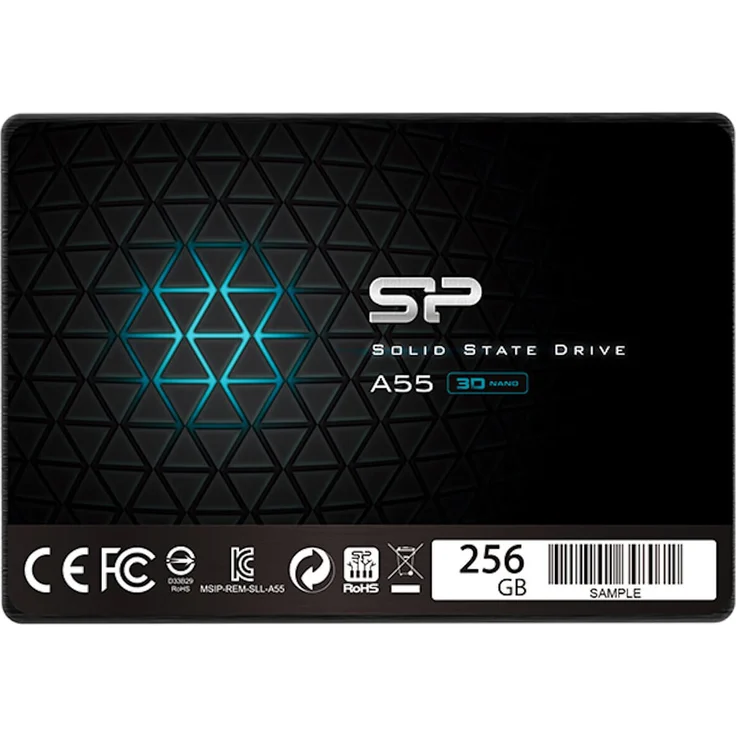 SILICON POWER A55 - Solid-State-Disk - 256 GB - intern - 2.5 Zoll (6.4 cm) - SATA 6Gb/s (SP256GBSS3A55S25) – Bild 3