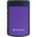 Transcend StoreJet 25H3P - Festplatte - 1 TB - extern (tragbar) - 2.5 Zoll (6.4 cm) - USB 3.0 - 5400 rpm - Puffer: 8 MB - Purpur brillant (TS1TSJ25H3P)