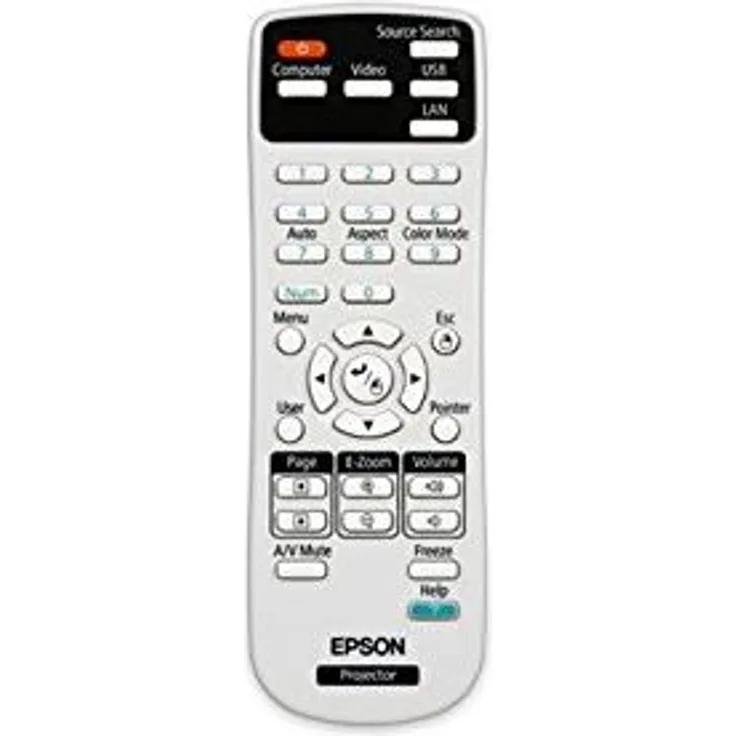 EPSON Ersatzteil Fernbedienung Fuer EB-S11 EB-S12 EB-W12 EB-X11 EB-X12 EB-X14 EH-TW480 (S)