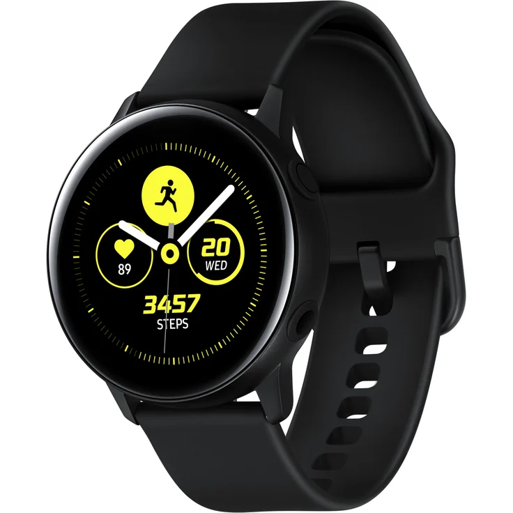 Samsung Galaxy Watch Active Smartwatch GPS, Unisex, Einheitsgröße, Aluminiumgehäuse, Schwarz – Bild 3