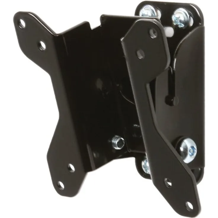 B-TECH BT7511-B Flachbildschirmwandhalterung mit Neigefunktion (Displaygröße bis 58 cm (22,8 Zoll), Belastbarkeit 20kg, 75 x 75mm, 100 x 100mm) schwarz