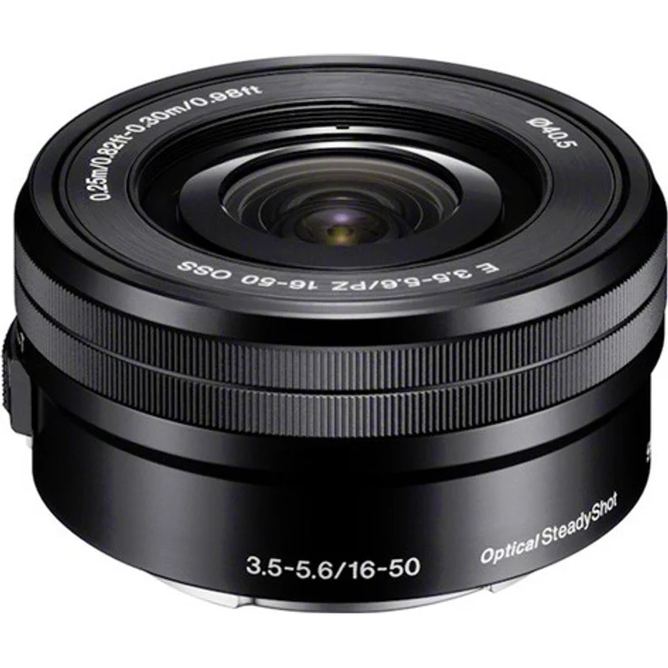Sony SELP1650 Standard-Zoom-Objektiv (16-50 mm, F3.5?5.6, OSS, APS-C, geeignet für A6000, A5100, A5000 und Nex Serien, E-Mount) schwarz – Bild 2