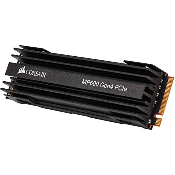 CORSAIR Force Series MP600 - Solid-State-Disk - 500 GB - intern - M.2 2280 - PCI Express 4.0 x4 (NVMe) - 256-Bit-AES - integrierter Kühlkörper (CSSD-F500GBMP600)