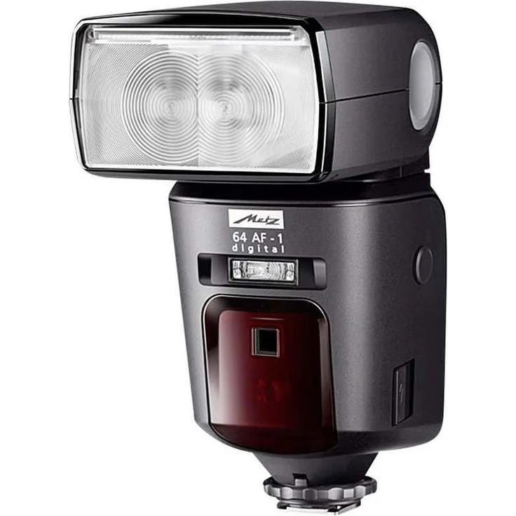 Metz mecablitz 64 AF-1 für Canon Kameras (DSLR und CSC) | High End Blitzgerät mit TTL, Leitzahl 64, HSS (High Speed Sync), Zweitreflektor, Touch-Display etc. – Bild 1