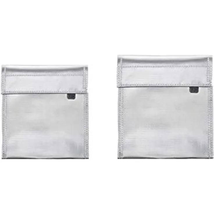 DJI dj2059 ? Sicherheit für Akkus Kleine Tasche, Farbe Silber