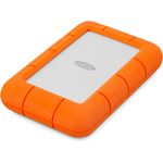 LaCie Rugged Mini 5TB External Hard Drive Portable HDD USB 3.0 USB 2.0 Compatible, Drop Shock Dust Rain Resistant Shuttle Drive, for Mac and PC Computer Desktop Workstation PC Laptop (STJJ5000400)