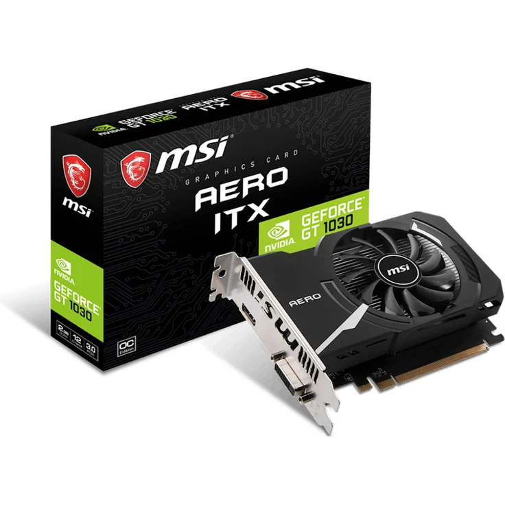 MSI GeForce GT 1030 AERO ITX 2GD4 OC 2GB GDDR4 (V809-2824R) – Bild 2