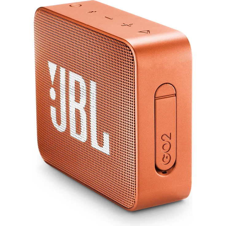 JBL GO 2 Mini Bluetooth-Lautsprecher mit Mikrofon, wasserdicht, Orange – Bild 4